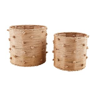 Knotted Rope Basket Set