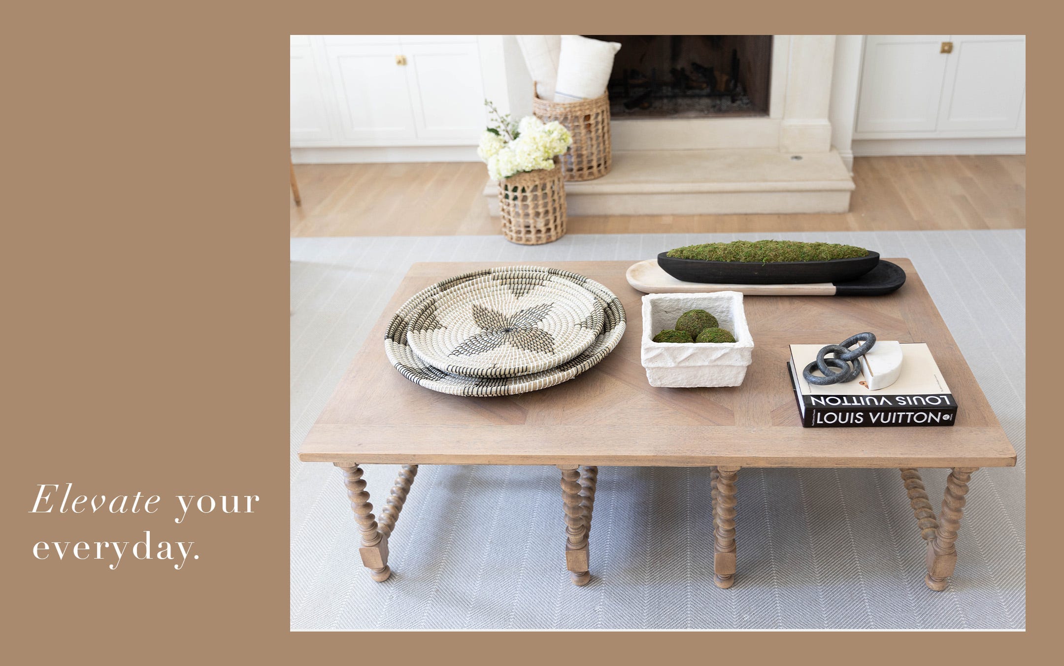 elevate your coffee table 