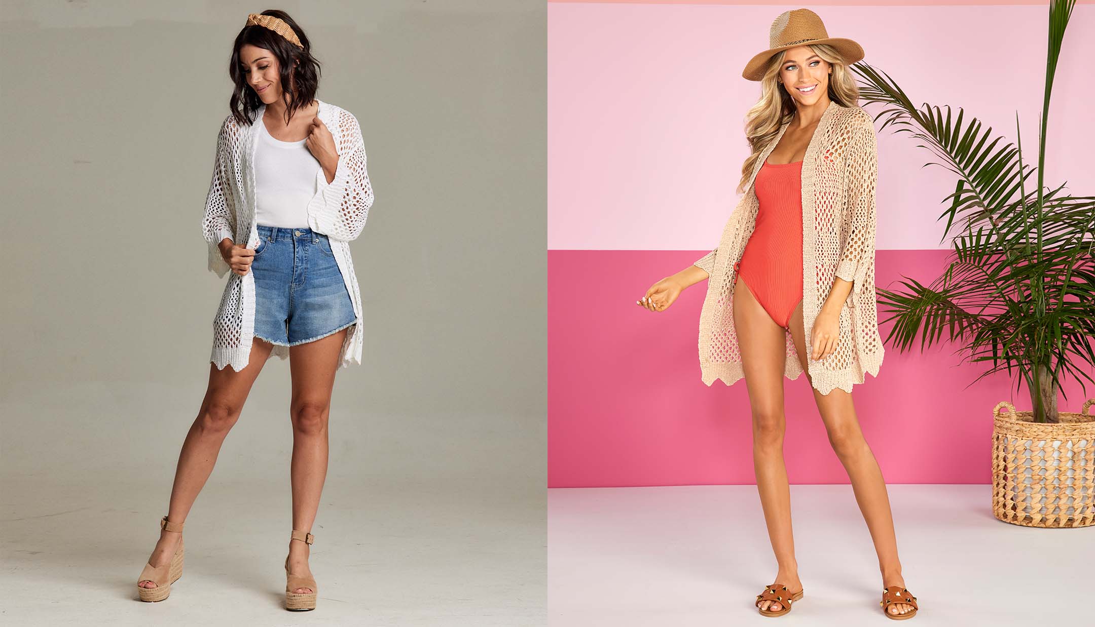 shop the nella crochet cardigan